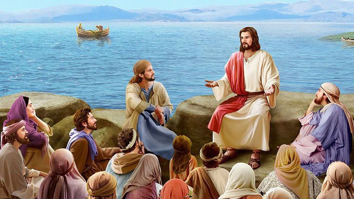 Иисус с учениками
